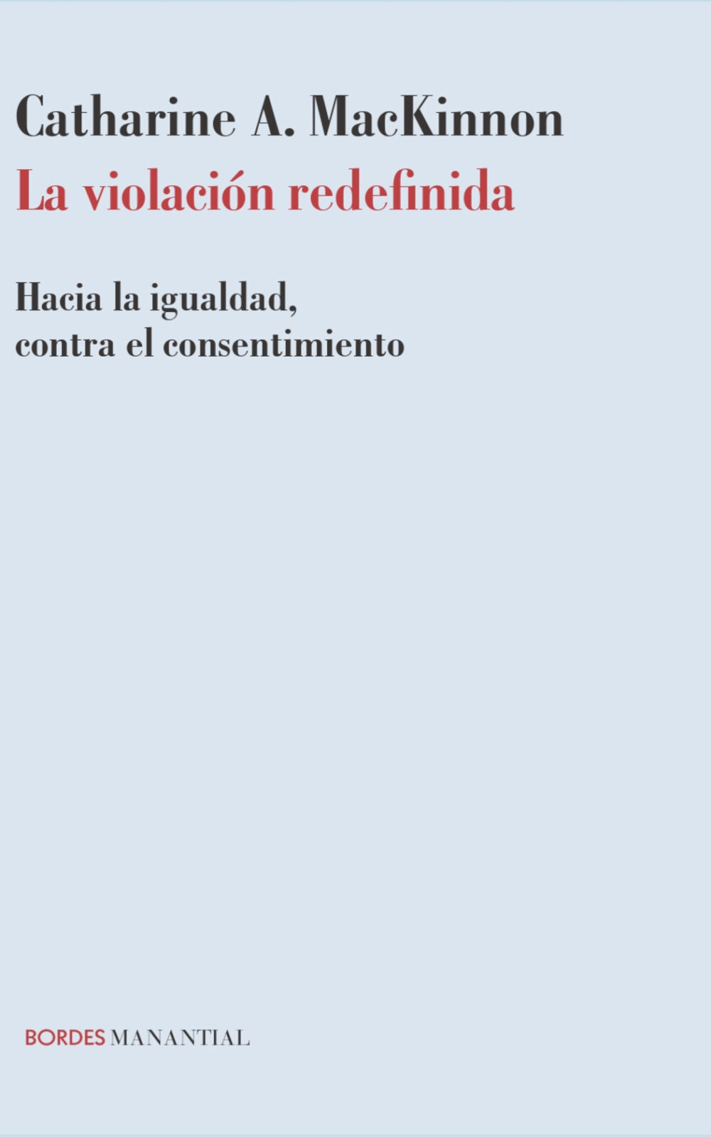 La violación redefinida