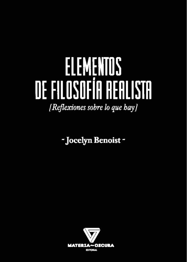 Elementos De Filosofia Realista
